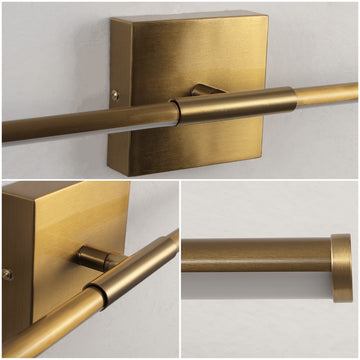 Makena Modern Minimalist Dimmable Integrated LED Metal Wall Sconce